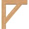 Ekena Millwork Traditional Block Smooth Bracket w/ Offset Brace, Western Red Cedar, 7 1/2"W x 34"D x 38"H BKT0806X34X38TRA05SWR - alternate 3